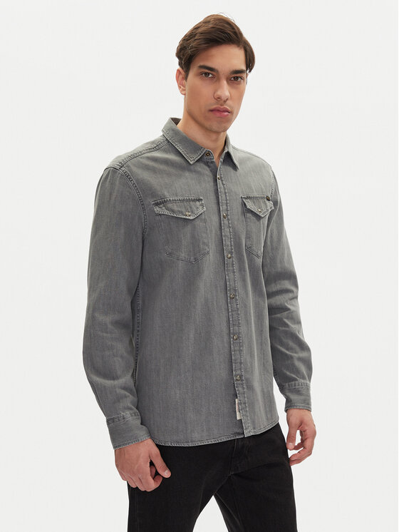 Джинсовая рубашка стандартный крой Duver 1016240 Mustang, серый
Джинсовая рубашка стандартный крой Duver 1016240 Mustang, серый