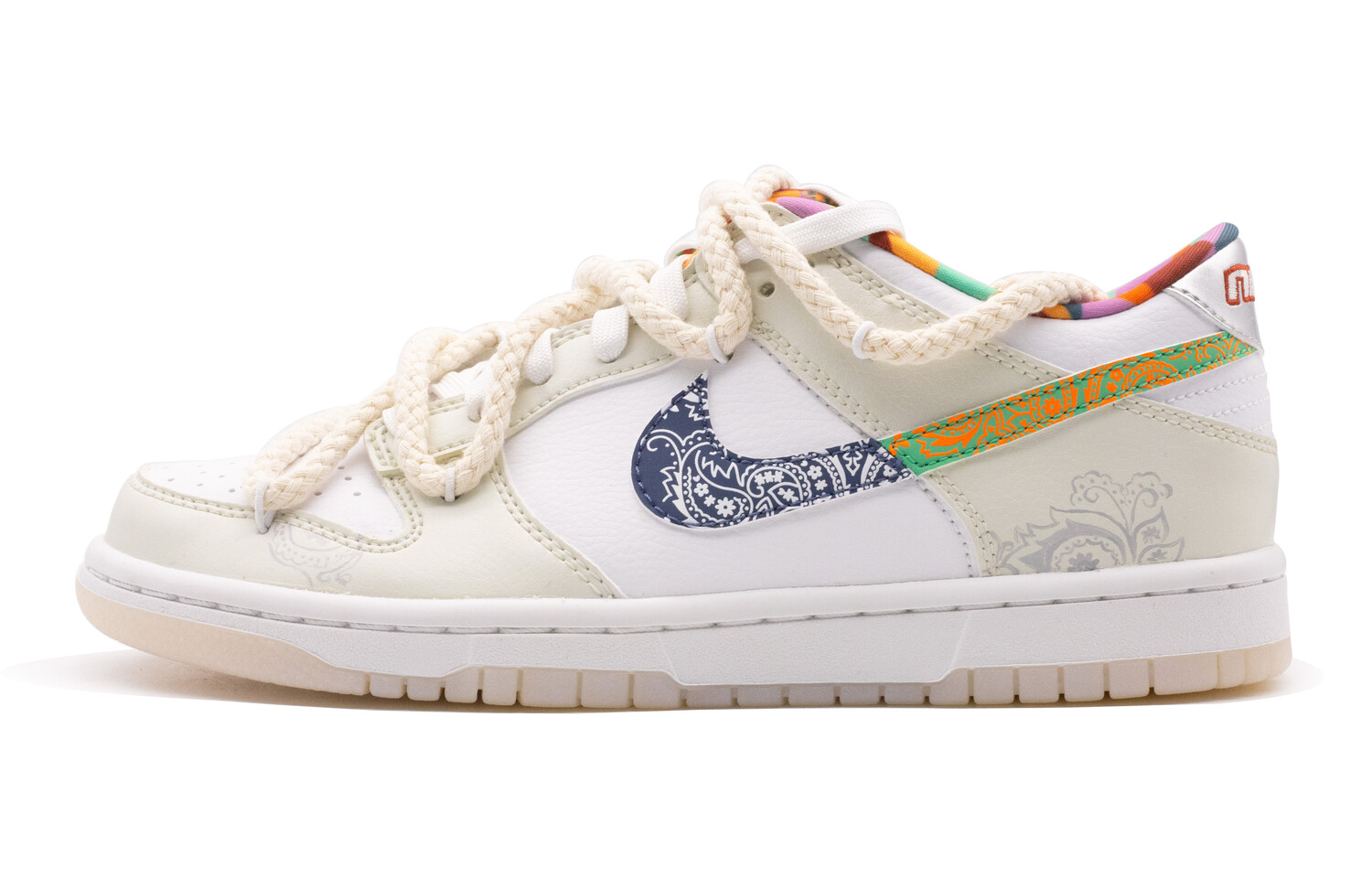 Кроссовки Nike Dunk Skateboarding Shoes Women's Low-top White/Beige, белый 
Кроссовки Nike Dunk Skateboarding Shoes Women's Low-top White/Beige, белый