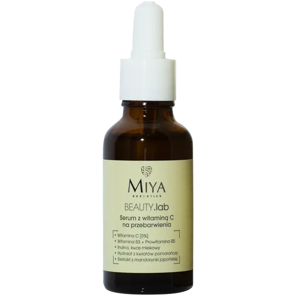 Сыворотка для лица с витамином С от пигментных пятен, 30 мл Miya Cosmetics Beauty.Lab
Сыворотка для лица с витамином С от пигментных пятен, 30 мл Miya Cosmetics Beauty.Lab