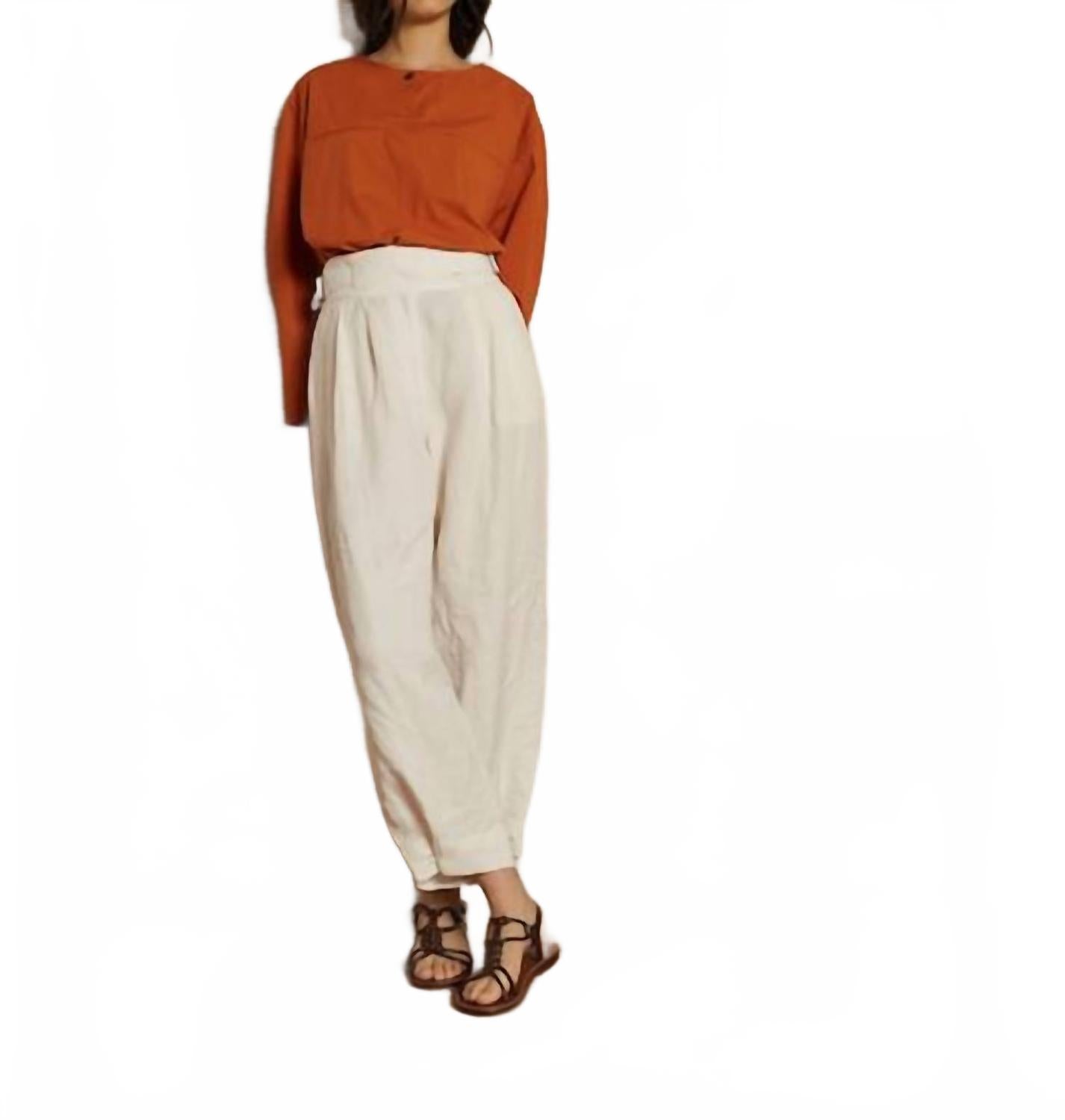 Брюки Triomphe в белом цвете Soeur
Брюки Triomphe в белом цвете Soeur