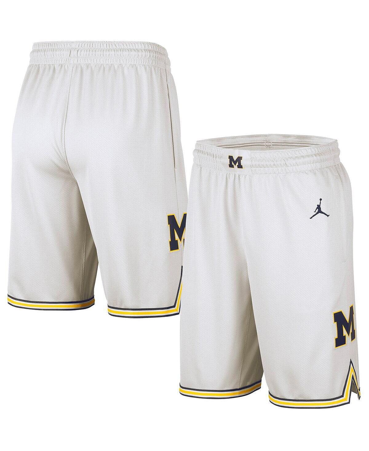 Мужские брендовые белые баскетбольные шорты Michigan Wolverines Replica Team Jordan
Мужские брендовые белые баскетбольные шорты Michigan Wolverines Replica Team Jordan