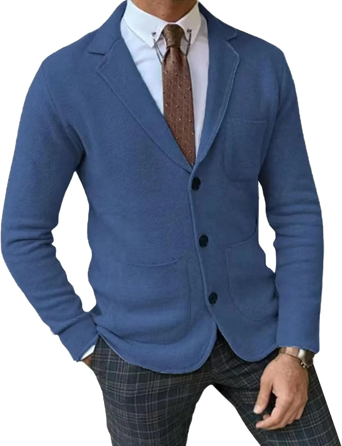 Мужской кардиган из трикотажа для осени и зимы DGHM-JLMY
Мужской кардиган из трикотажа для осени и зимы DGHM-JLMY