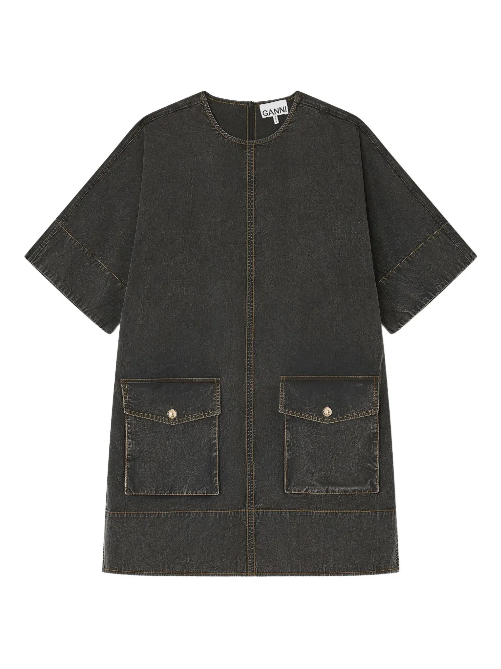 Платье с карманами GANNI, синий
Платье с карманами GANNI, синий