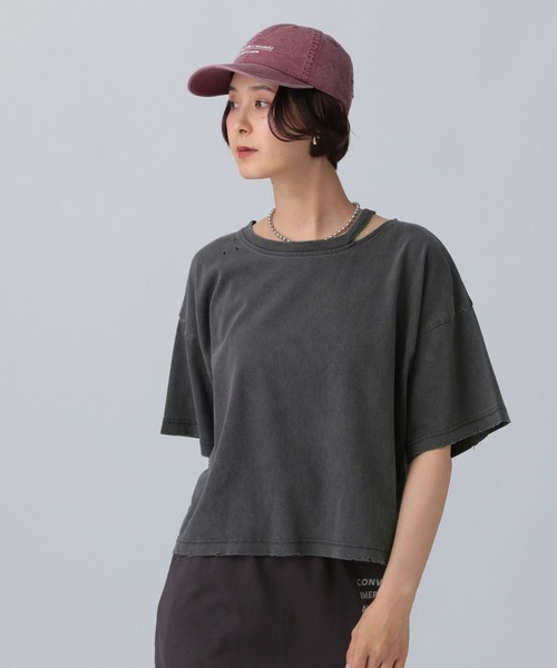 Футболка с вырезом, угольно-серый LEPSIM
Футболка с вырезом, угольно-серый LEPSIM