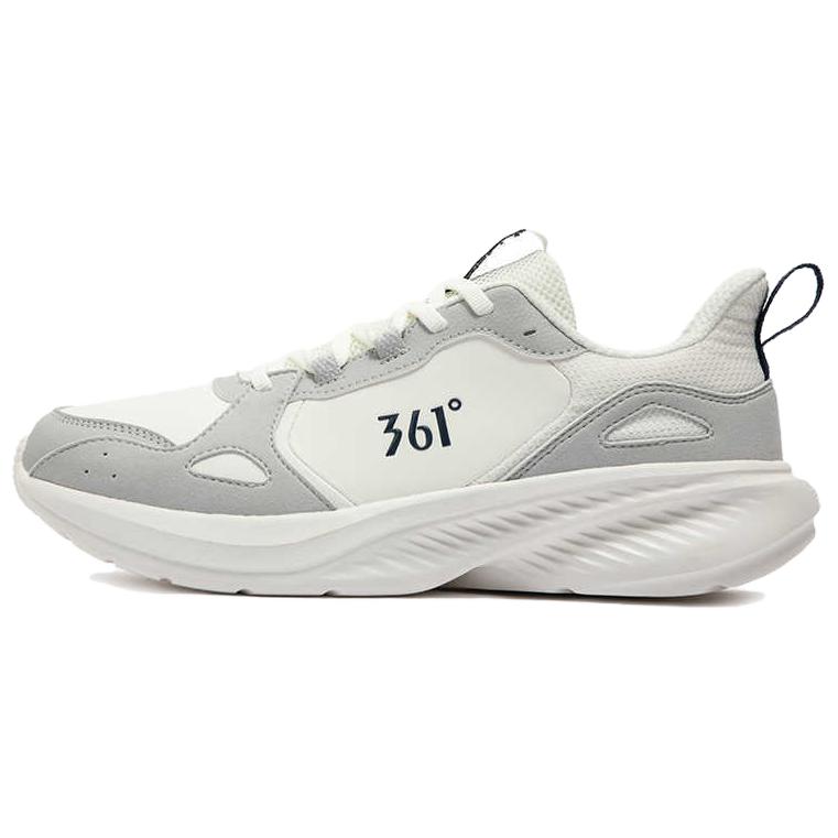 361° Кроссовки для бега с отскоком, износостойкие, повседневные, белые, серые 
361° Кроссовки для бега с отскоком, износостойкие, повседневные, белые, серые