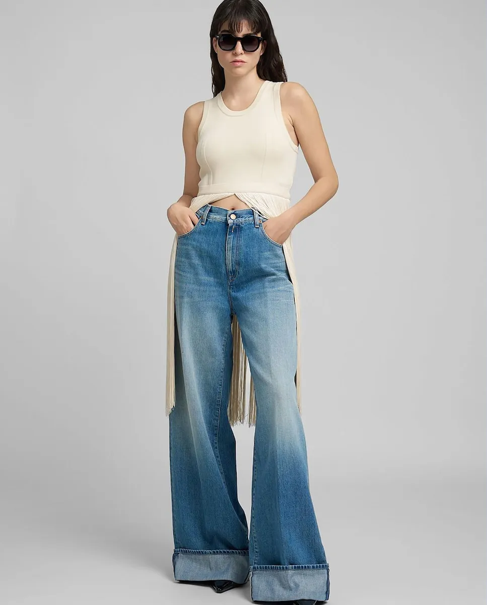 Женский топ на бретелях с бахромой Replay, белый
Женский топ на бретелях с бахромой Replay, белый