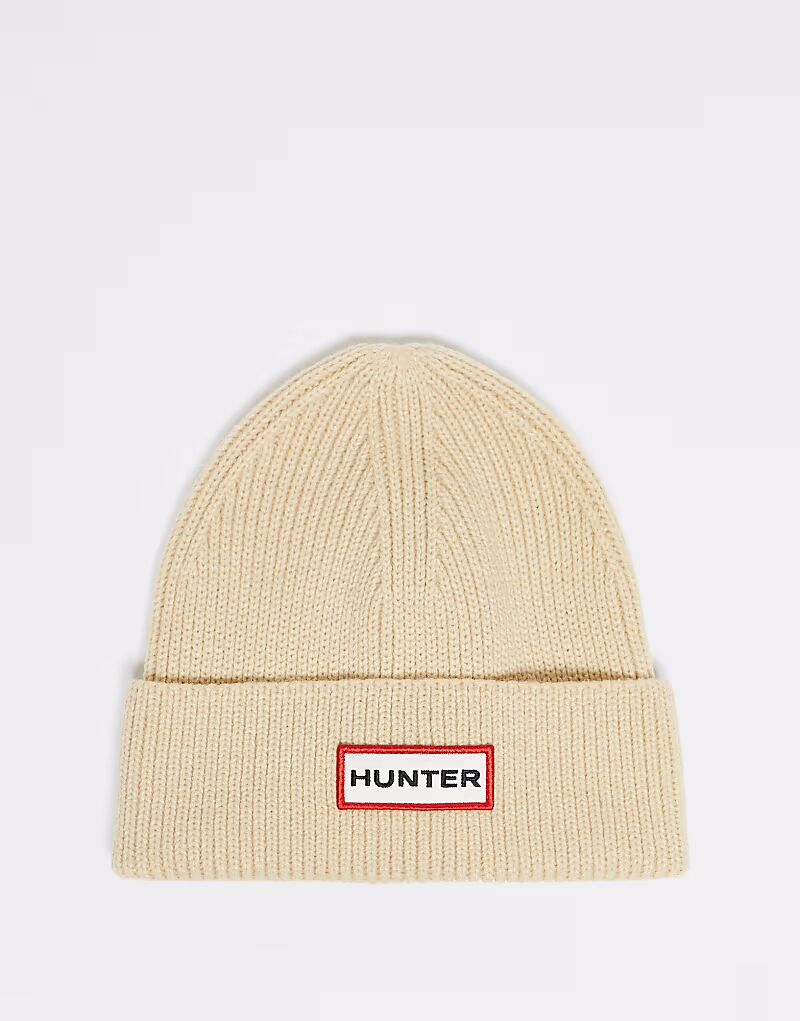 Ребристая шапка-бини унисекс кремового цвета Hunter
Ребристая шапка-бини унисекс кремового цвета Hunter