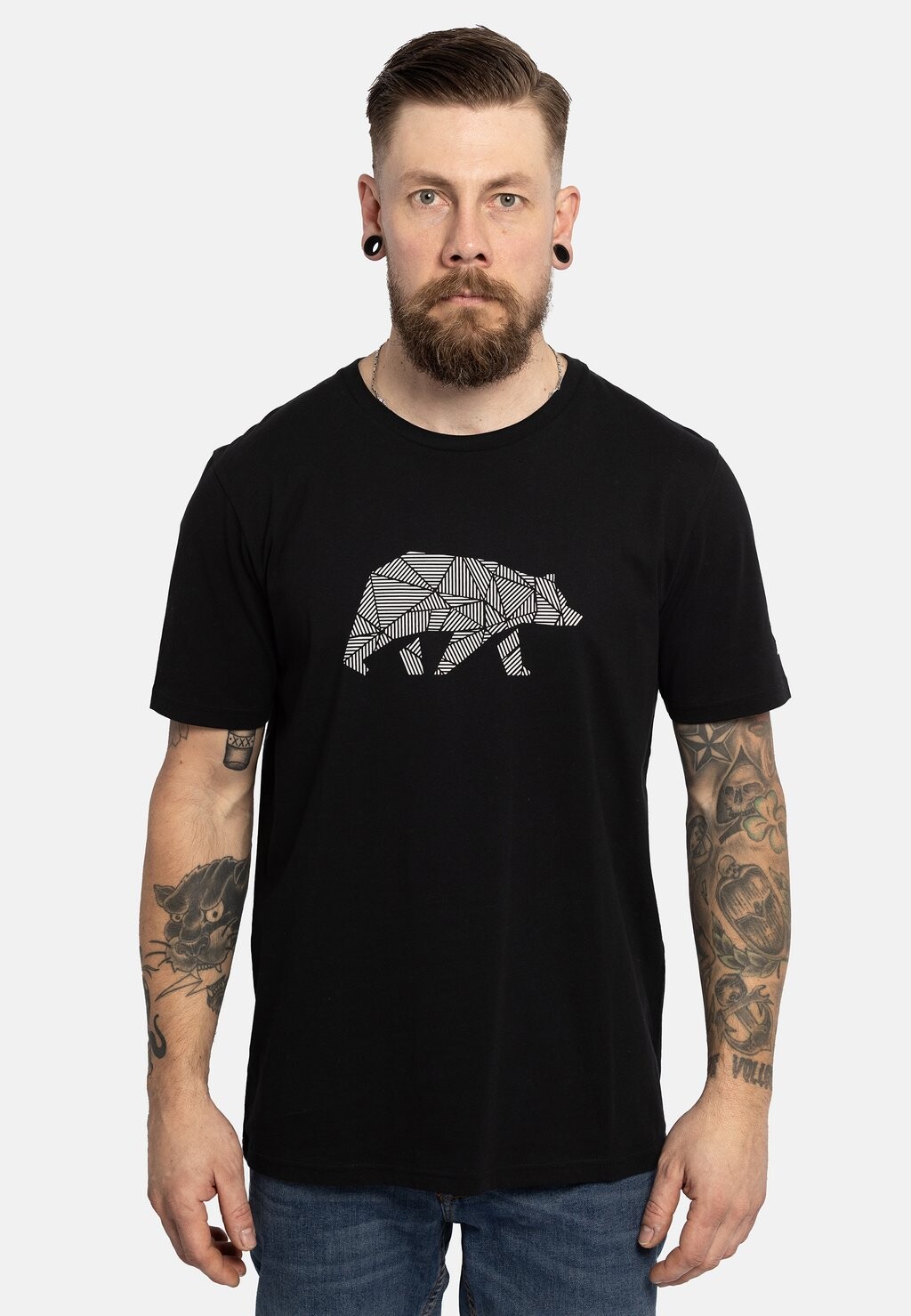 Принт на футболке Mit Reflektierendem Brustlogo FORSBERG, черный 
Принт на футболке Mit Reflektierendem Brustlogo FORSBERG, черный