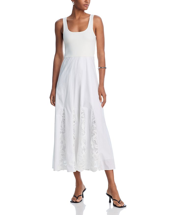 Платье Maeleyse с кружевными вставками Derek Lam 10 Crosby, белый
Платье Maeleyse с кружевными вставками Derek Lam 10 Crosby, белый