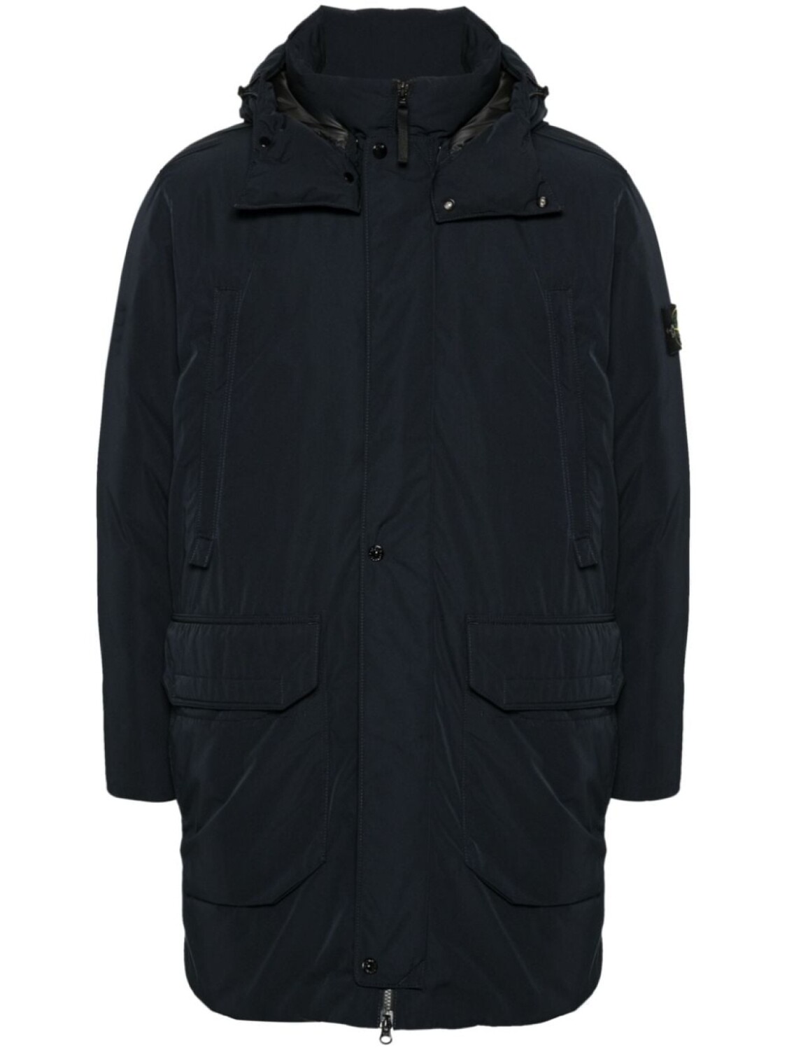 Stone Island куртка с капюшоном и нашивкой Compass, черный 
Stone Island куртка с капюшоном и нашивкой Compass, черный