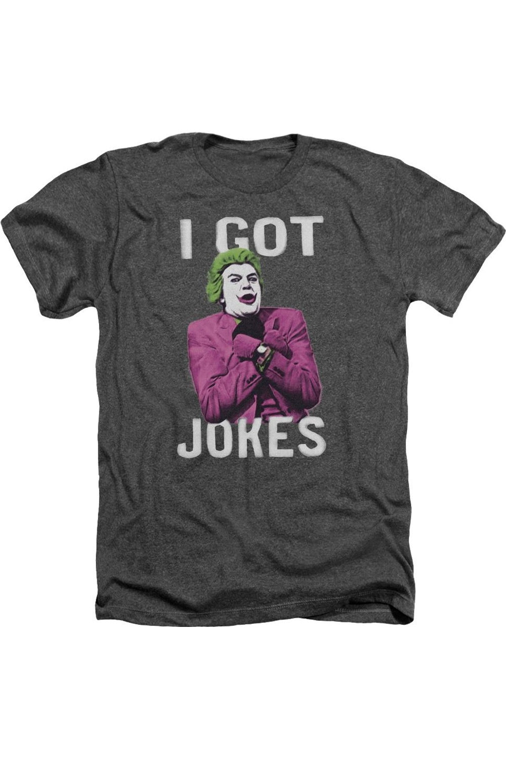 Бэтмен Классика ТВ Есть Шутки Взрослый Хизер Футболка / Футболка Gildan, цвет charcoal
Бэтмен Классика ТВ Есть Шутки Взрослый Хизер Футболка / Футболка Gildan, цвет charcoal