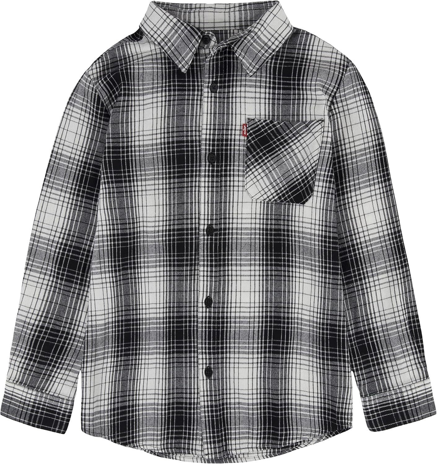 Рубашка Levi's для мальчиков с длинным рукавом из фланели, Sugar Swizzle
Рубашка Levi's для мальчиков с длинным рукавом из фланели, Sugar Swizzle