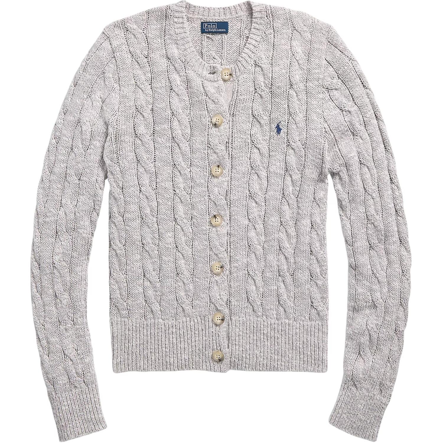 Трикотажная женская футболка поло светло-серого цвета Polo Ralph Lauren
Трикотажная женская футболка поло светло-серого цвета Polo Ralph Lauren