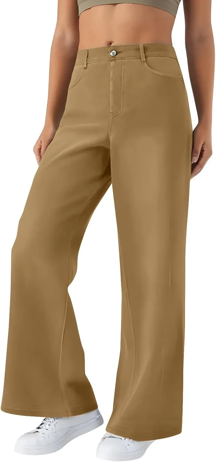 Прямые джинсы для женщин High Waist Stretchy Wide Leg
Прямые джинсы для женщин High Waist Stretchy Wide Leg