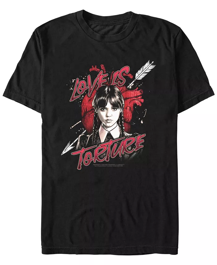 Мужская футболка с коротким рукавом Wednesday Addams "Love is Torture" Fifth Sun, черный
Мужская футболка с коротким рукавом Wednesday Addams "Love is Torture" Fifth Sun, черный