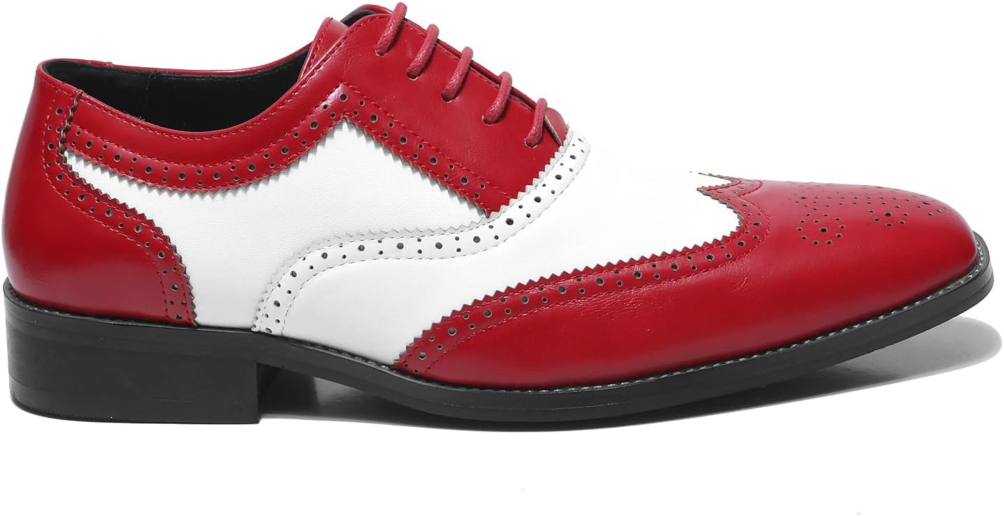 Мужские классические туфли с крыльями Metrocharm двухцветные, искусственная кожа, стиль броги, шнуровка для официальной одежды, MC118, белый/красный
Мужские классические туфли с крыльями Metrocharm двухцветные, искусственная кожа, стиль броги, шнуровка для официальной одежды, MC118, белый/красный