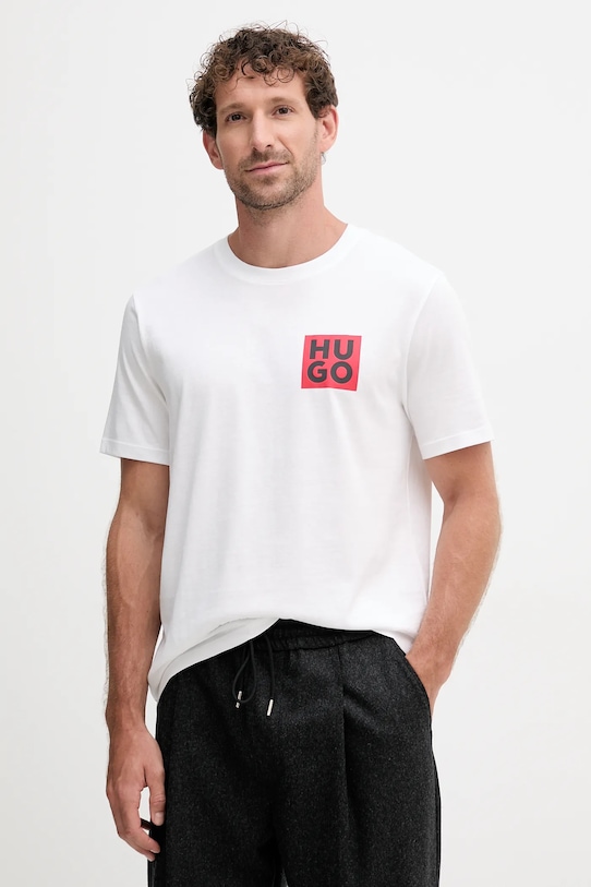Хлопковая футболка detzington HUGO, белый
Хлопковая футболка detzington HUGO, белый