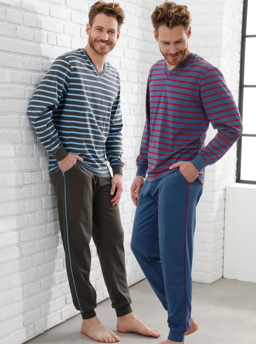 Пижама, цвет Graphit + Jeansblau
Пижама, цвет Graphit + Jeansblau