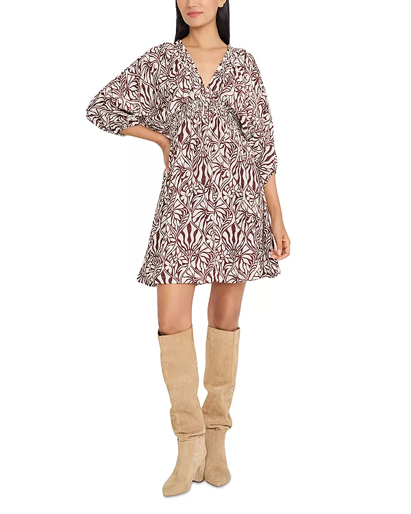 Мини-Платье с V-образным вырезом The Good Journey, коричневый
Мини-Платье с V-образным вырезом The Good Journey, коричневый