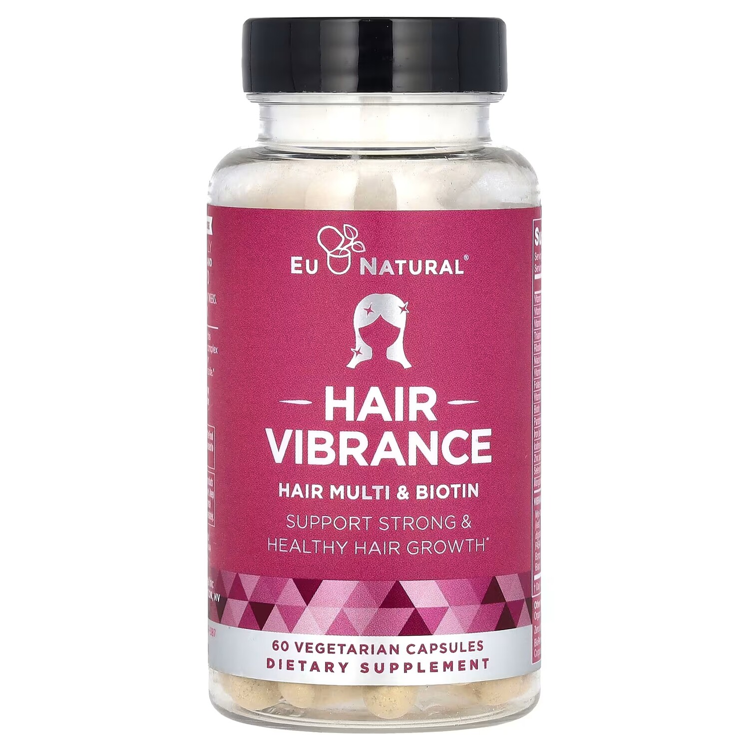 Добавка Eu Natural Hair Vibrance Hair Multi & Biotin, 60 вегетарианских капсул
Добавка Eu Natural Hair Vibrance Hair Multi & Biotin, 60 вегетарианских капсул