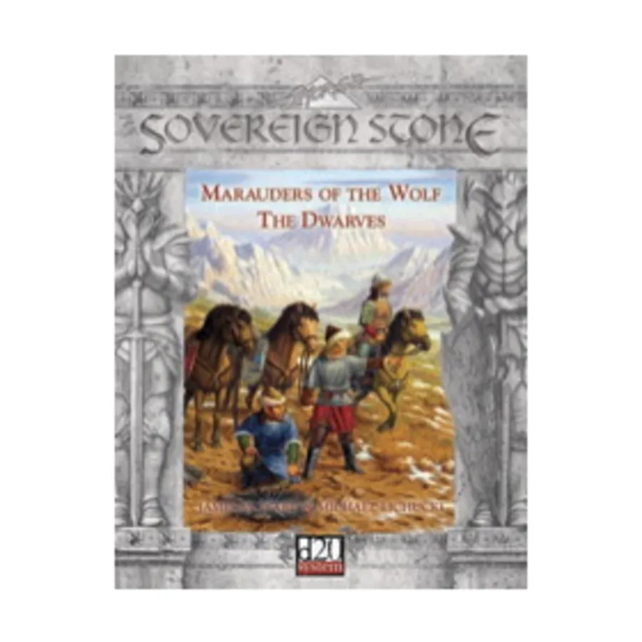 Marauders of the Wolf - The Dwarves, Sovereign Stone (d20), мягкая обложка
Marauders of the Wolf - The Dwarves, Sovereign Stone (d20), мягкая обложка