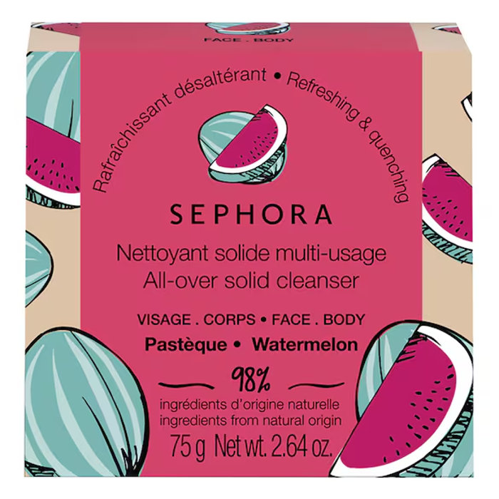 Натуральное мыло Sephora Collection Watermelon, кубик 75 г
Натуральное мыло Sephora Collection Watermelon, кубик 75 г