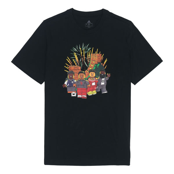 Футболка Men's adidas x LEGO Crossover Cartoon Character Great Wall Pattern Printing Round Neck Casual Short Sleeve Black T-Shirt, мультиколор
Футболка Men's adidas x LEGO Crossover Cartoon Character Great Wall Pattern Printing Round Neck Casual Short Sleeve Black T-Shirt, мультиколор
