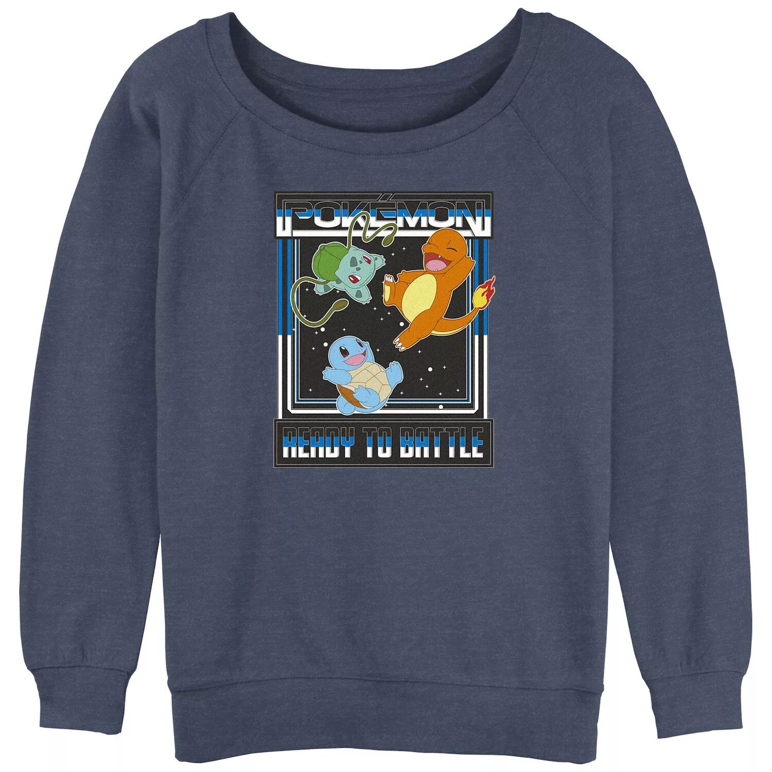 Юниорский покемон Бульбазавр Чармандер Сквиртл готов к битве с напускным махровым пуловером Licensed Character 
Юниорский покемон Бульбазавр Чармандер Сквиртл готов к битве с напускным махровым пуловером Licensed Character