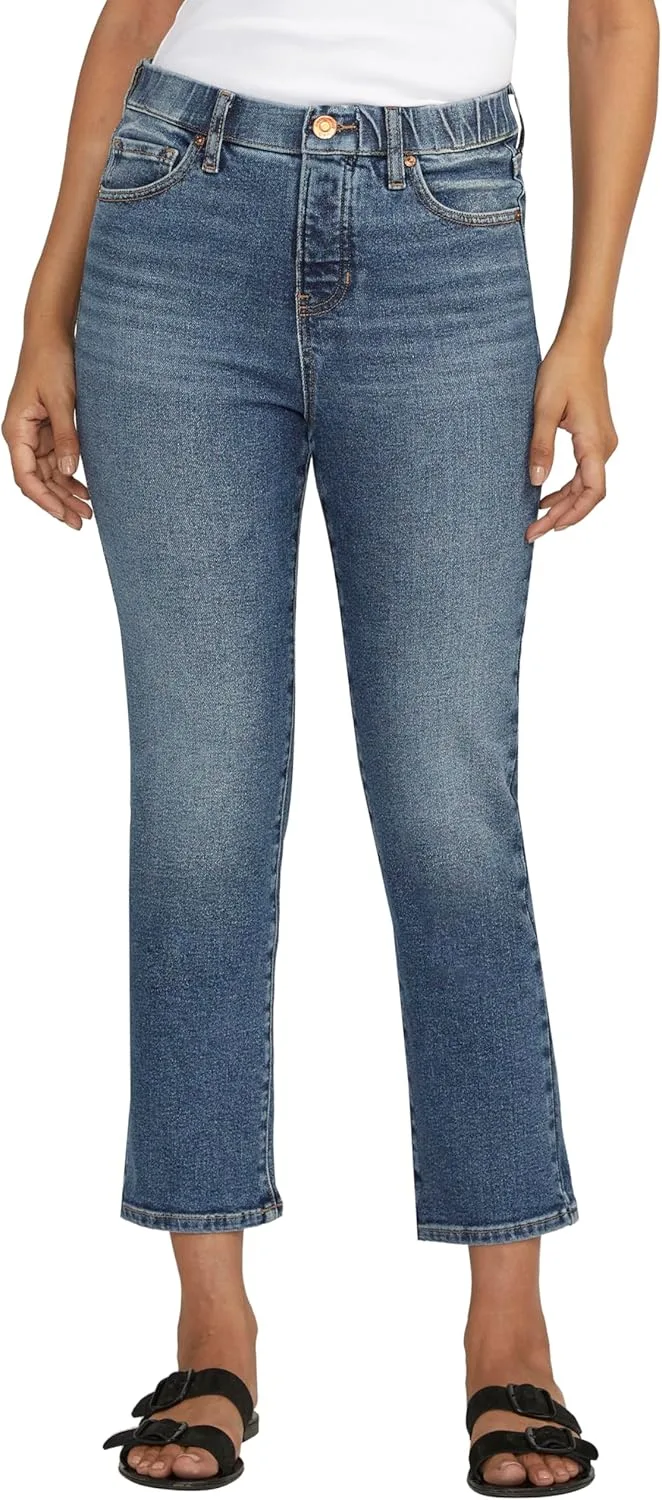 Джинсы Jag Jeans Valentina с высокой посадкой и прямыми штанинами
Джинсы Jag Jeans Valentina с высокой посадкой и прямыми штанинами