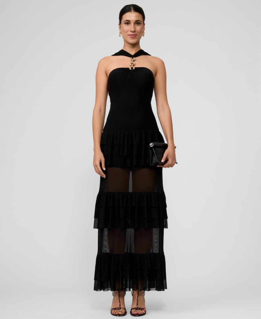 Женское длинное сетчатое платье Solana RACHEL Rachel Roy, Black
Женское длинное сетчатое платье Solana RACHEL Rachel Roy, Black