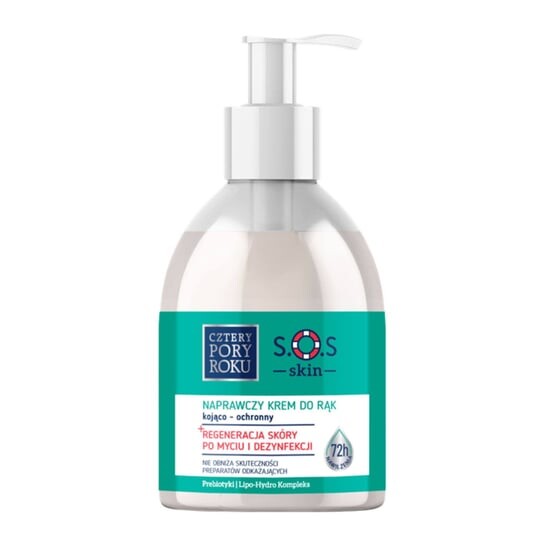 Крем для рук для восстановления кожи после мытья и дезинфекции, 300 мл Four Seasons, SOS Skin, Cztery Pory Roku
Крем для рук для восстановления кожи после мытья и дезинфекции, 300 мл Four Seasons, SOS Skin, Cztery Pory Roku