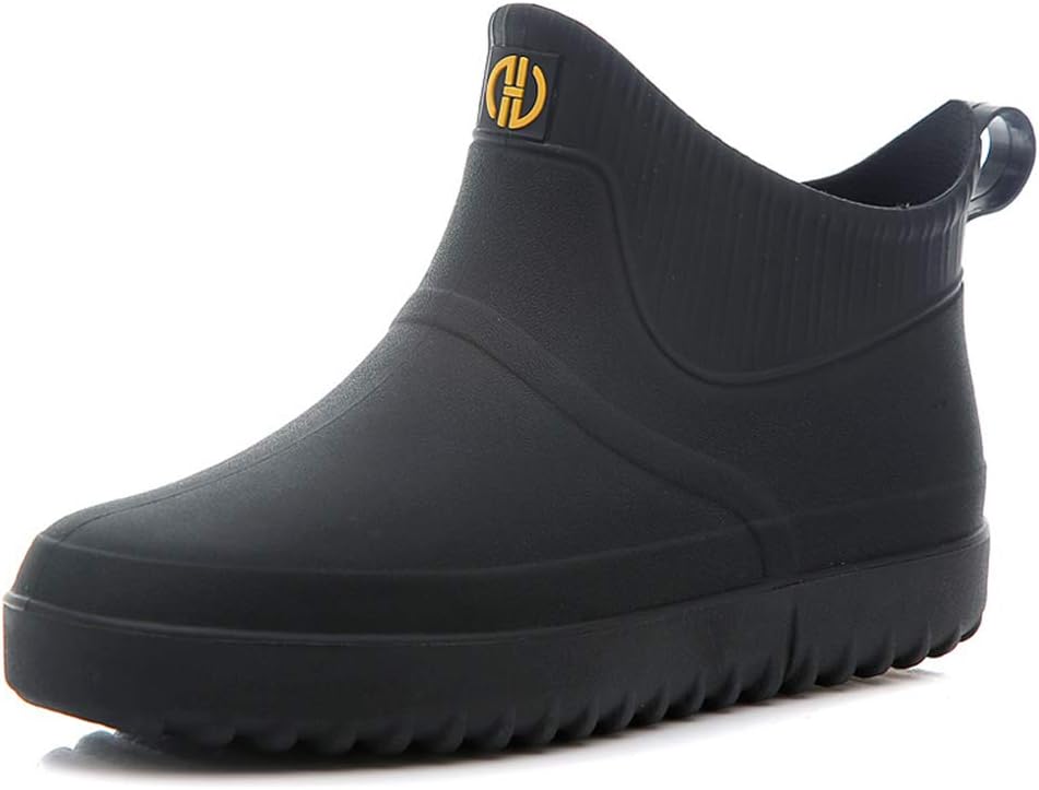 Мужские водонепроницаемые резиновые сапоги Rojeam, садовая обувь, обувь от дождя, черный
Мужские водонепроницаемые резиновые сапоги Rojeam, садовая обувь, обувь от дождя, черный