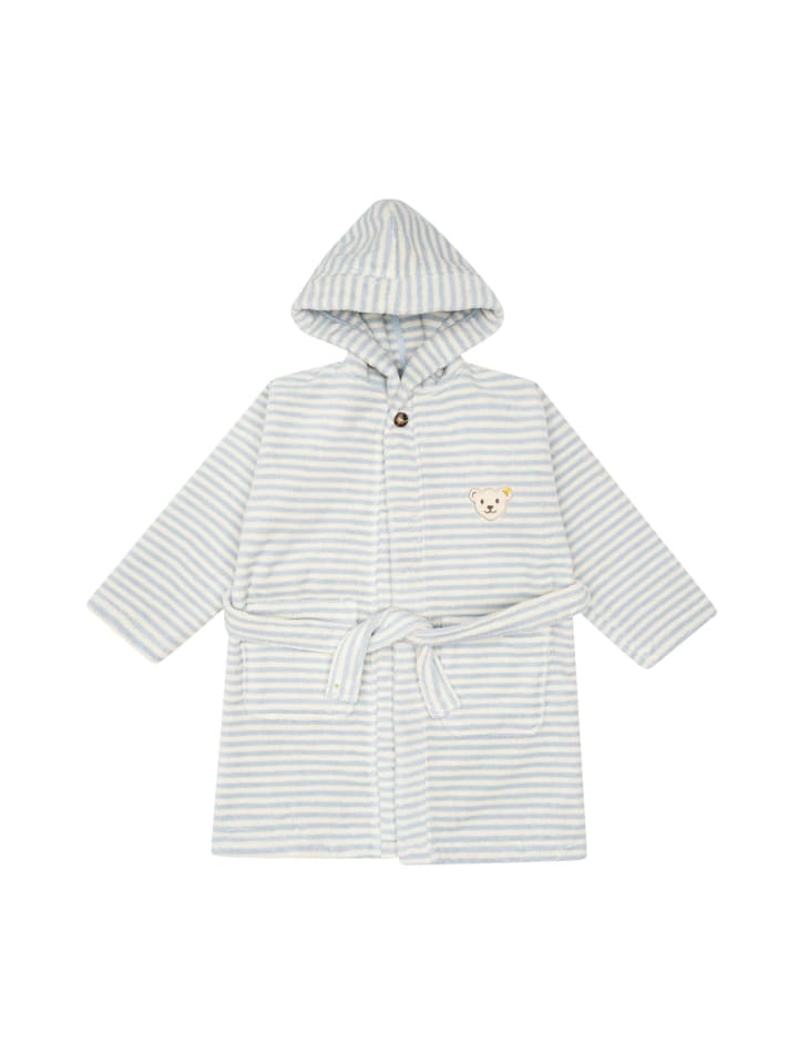 Халат Steiff, светло-голубой/белый
Халат Steiff, светло-голубой/белый