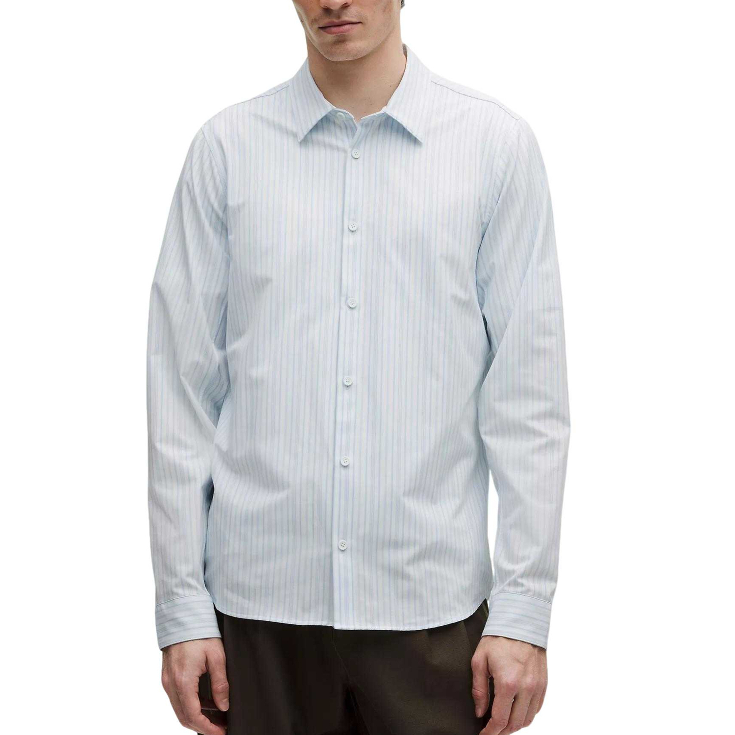 Мужская рубашка New Venture Lululemon, sartorial stripe almost синий heatheкрасный windmill
Мужская рубашка New Venture Lululemon, sartorial stripe almost синий heatheкрасный windmill