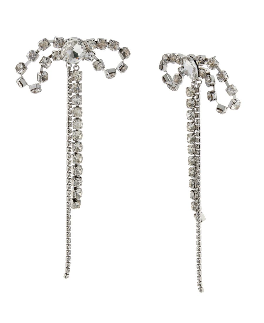 Серьги-бантики из искусственных камней и стразов Steve Madden, Crystal/Rhodium
Серьги-бантики из искусственных камней и стразов Steve Madden, Crystal/Rhodium