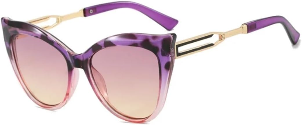 Винтажные солнцезащитные очки «кошачий глаз» для женщин и мужчин, увеличенного размера, с градиентным затемнением и защитой от УФ-излучения UV400 UATXTAU, Demi Purple Tea
Винтажные солнцезащитные очки «кошачий глаз» для женщин и мужчин, увеличенного размера, с градиентным затемнением и защитой от УФ-излучения UV400 UATXTAU, Demi Purple Tea