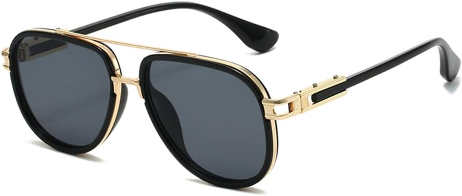 Солнцезащитные очки UV400 с металлическими двойными перемычками и прозрачным градиентом для женщин и мужчин, для бега и занятий спортом на открытом воздухе UYPTK, Black Grey
Солнцезащитные очки UV400 с металлическими двойными перемычками и прозрачным градиентом для женщин и мужчин, для бега и занятий спортом на открытом воздухе UYPTK, Black Grey