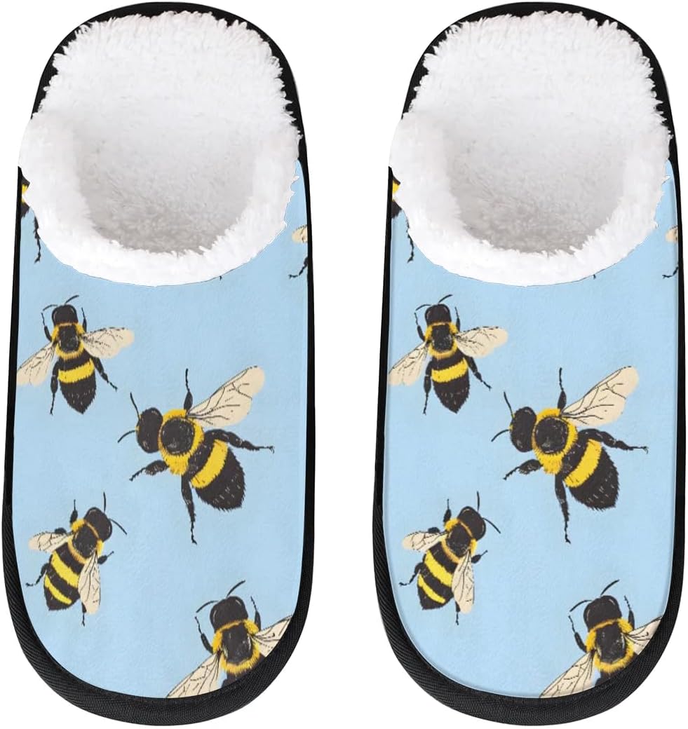 Тапочки Gublec для женщин и мужчин, уютные с нескользящей подошвой, для дома, теплые плюшевые тапочки для дома, спальни и путешествий, Bee Theme
Тапочки Gublec для женщин и мужчин, уютные с нескользящей подошвой, для дома, теплые плюшевые тапочки для дома, спальни и путешествий, Bee Theme