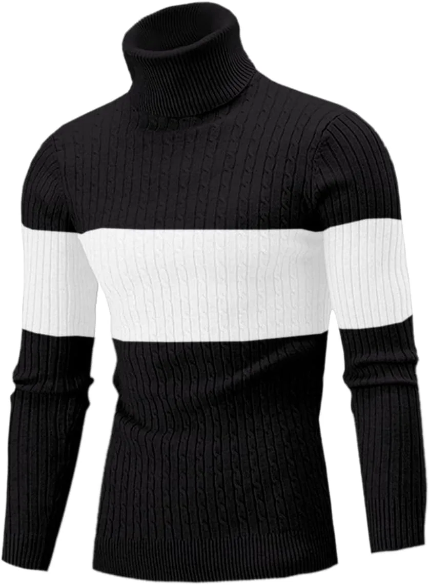 Мужской свитер водолазка Casual Slim Fit с узором Twist QZH.DUAO
Мужской свитер водолазка Casual Slim Fit с узором Twist QZH.DUAO