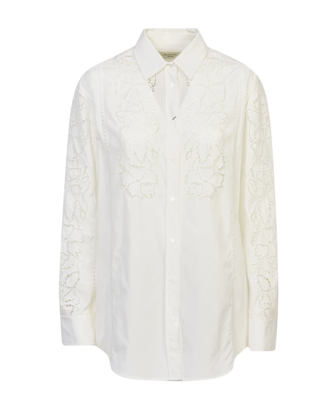 Белая блузка с вышивкой сангалло Weekend Max Mara, белый
Белая блузка с вышивкой сангалло Weekend Max Mara, белый
