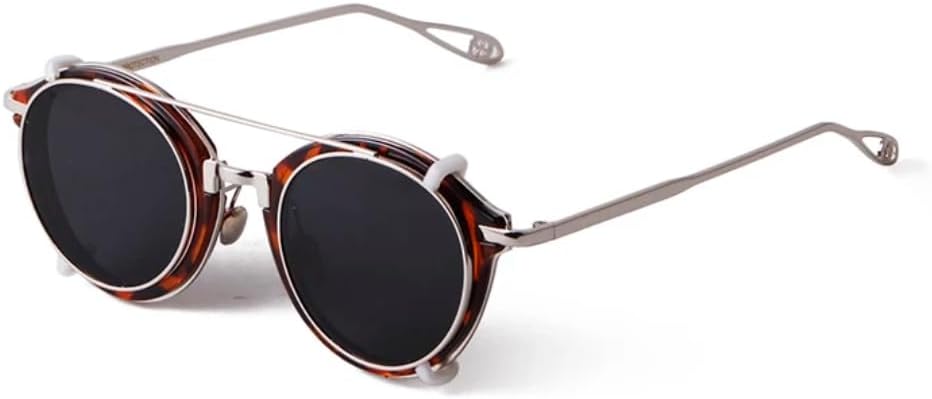 Солнцезащитные очки с защитой UV400 | Металлические петли, круглые, в стиле стимпанк | Для женщин и мужчин, для занятий спортом на открытом воздухе и вождения DSVIGF, C4
Солнцезащитные очки с защитой UV400 | Металлические петли, круглые, в стиле стимпанк | Для женщин и мужчин, для занятий спортом на открытом воздухе и вождения DSVIGF, C4