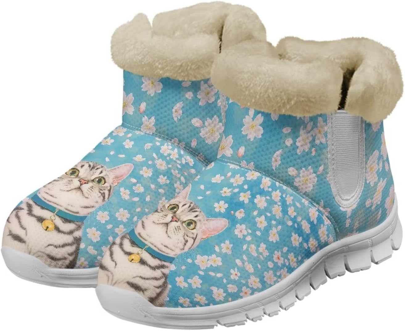 Унисекс зимние снежные ботинки JoyLamoria, эластичные ботильоны до щиколотки, уличные, легко надеваются, удобные пушистые ботинки, Floral Cat
Унисекс зимние снежные ботинки JoyLamoria, эластичные ботильоны до щиколотки, уличные, легко надеваются, удобные пушистые ботинки, Floral Cat