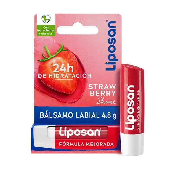 Увлажняющий бальзам для губ Strawberry Shine Liposan, 5 g 
Увлажняющий бальзам для губ Strawberry Shine Liposan, 5 g