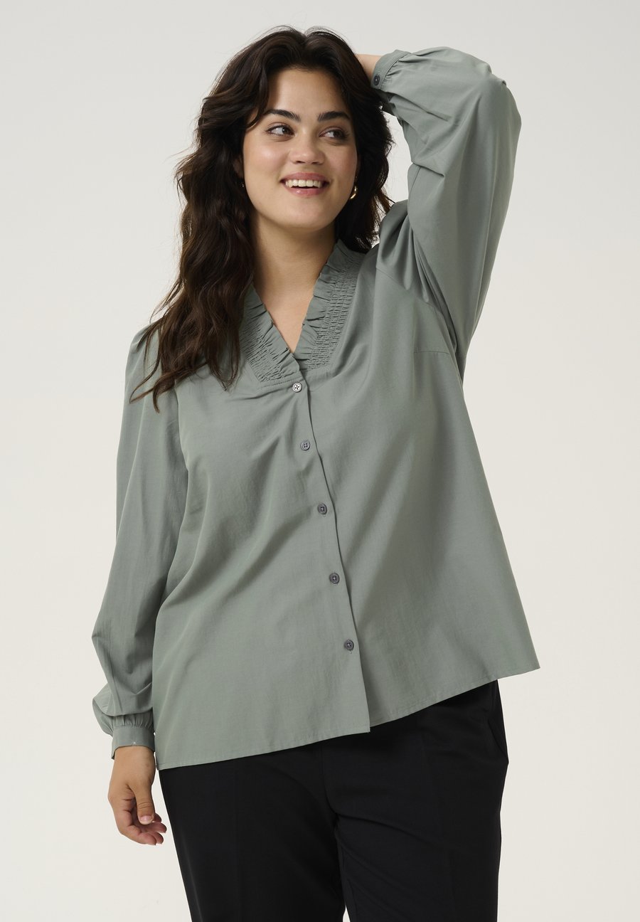 Блуза Kaffe Curve KCMAI, Balsam Green/Green
Блуза Kaffe Curve KCMAI, Balsam Green/Green