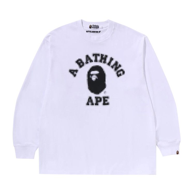 Футболка BAPE College Relaxed Fit Long-Sleeve Tee, White
Футболка BAPE College Relaxed Fit Long-Sleeve Tee, White
