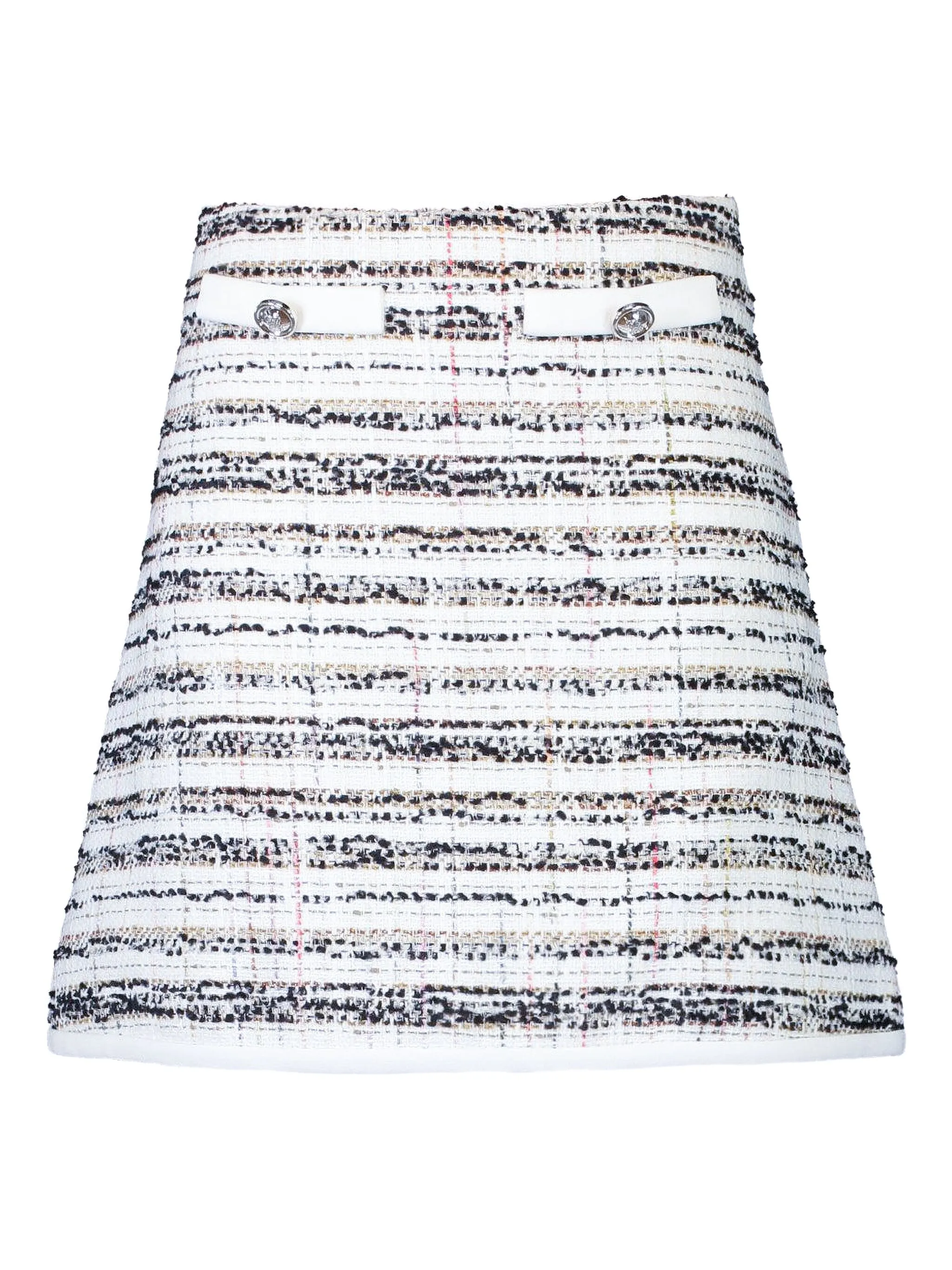 Твидовая мини-юбка в полоску Giambattista Valli, белый
Твидовая мини-юбка в полоску Giambattista Valli, белый