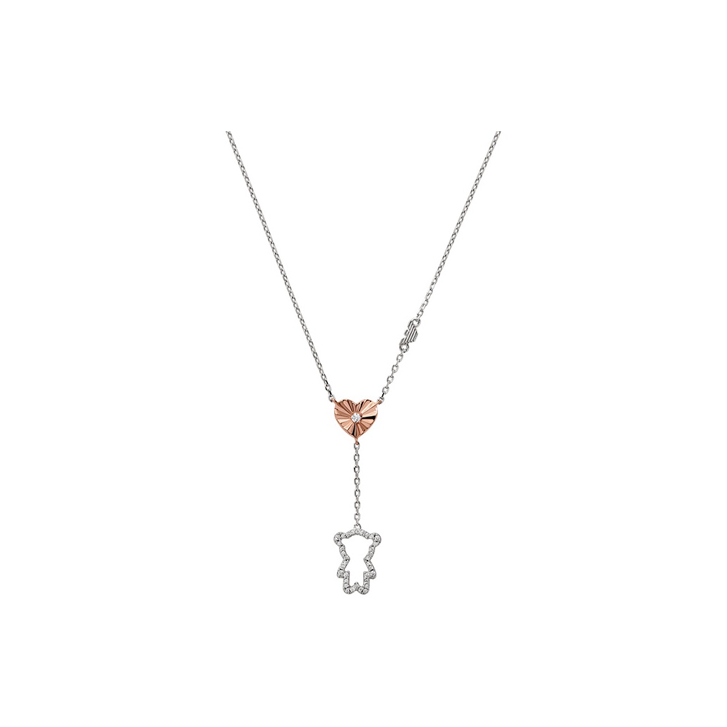 EMPORIO ARMANI Двухцветное колье-цепочка из стерлингового серебра
EMPORIO ARMANI Двухцветное колье-цепочка из стерлингового серебра