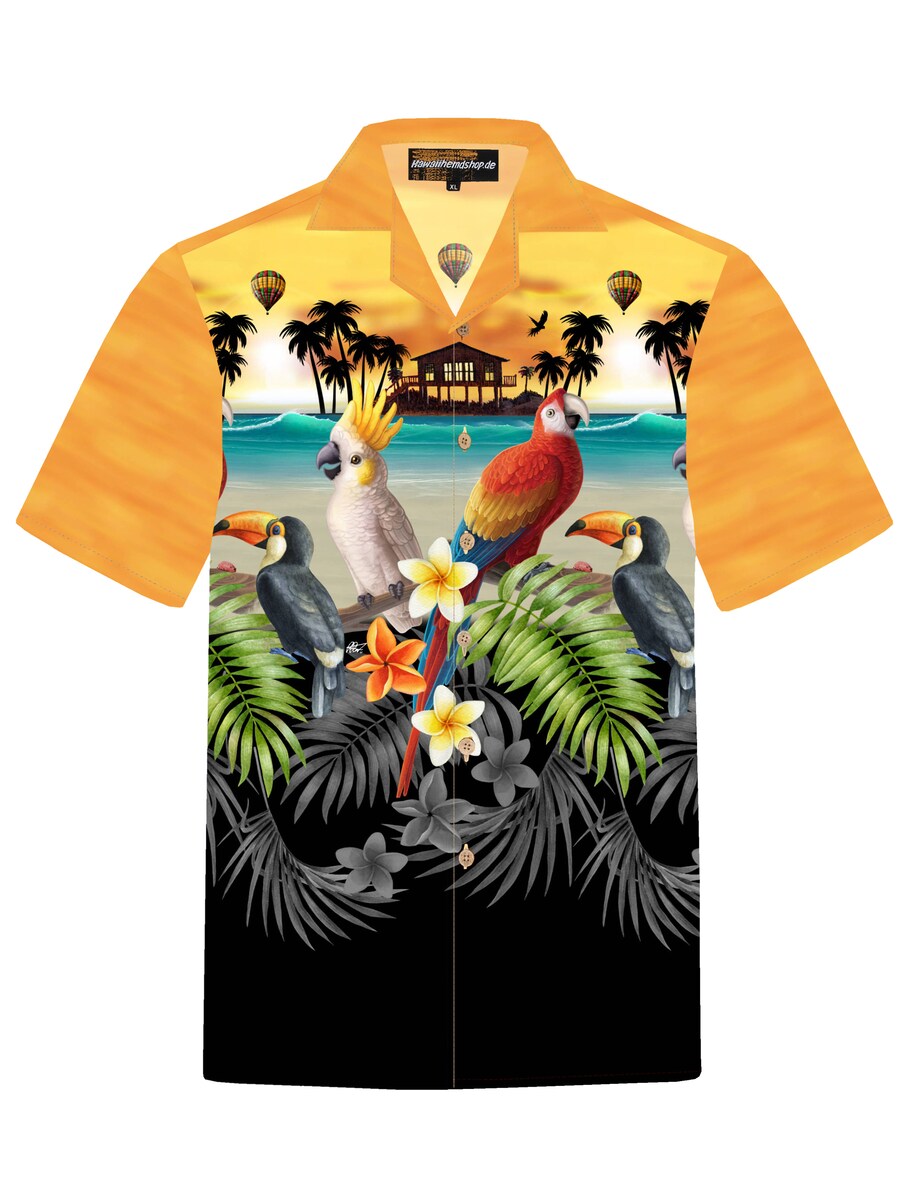 Рубашка на пуговицах классического кроя Hawaiihemdshop.de Golden Parrots, Yellow Gold
Рубашка на пуговицах классического кроя Hawaiihemdshop.de Golden Parrots, Yellow Gold