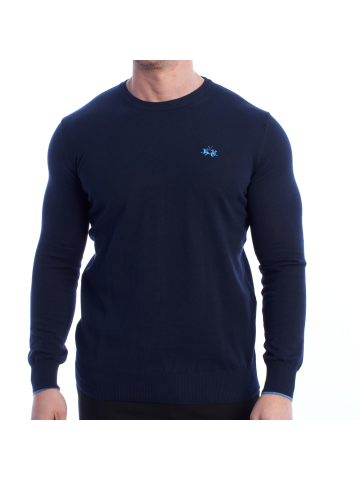 Синий свитер La Martina
Синий свитер La Martina