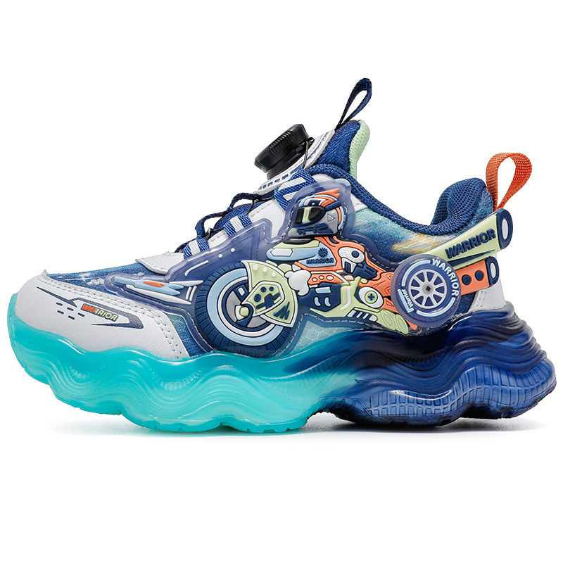 Баскетбольные кроссовки с низким верхом для детей WARRIOR, синий/белый/зеленый
Баскетбольные кроссовки с низким верхом для детей WARRIOR, синий/белый/зеленый